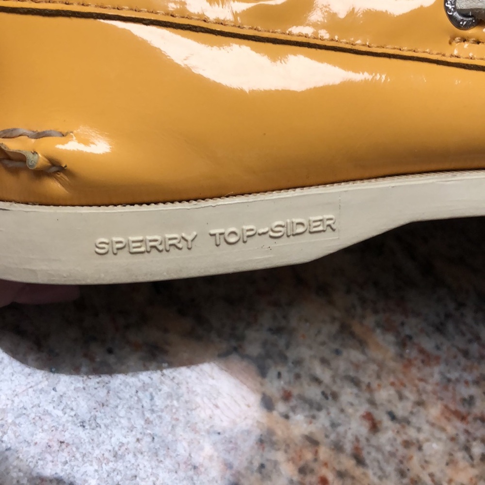 Sperry Golden Yellow Topsiders - Picture 2 of 7